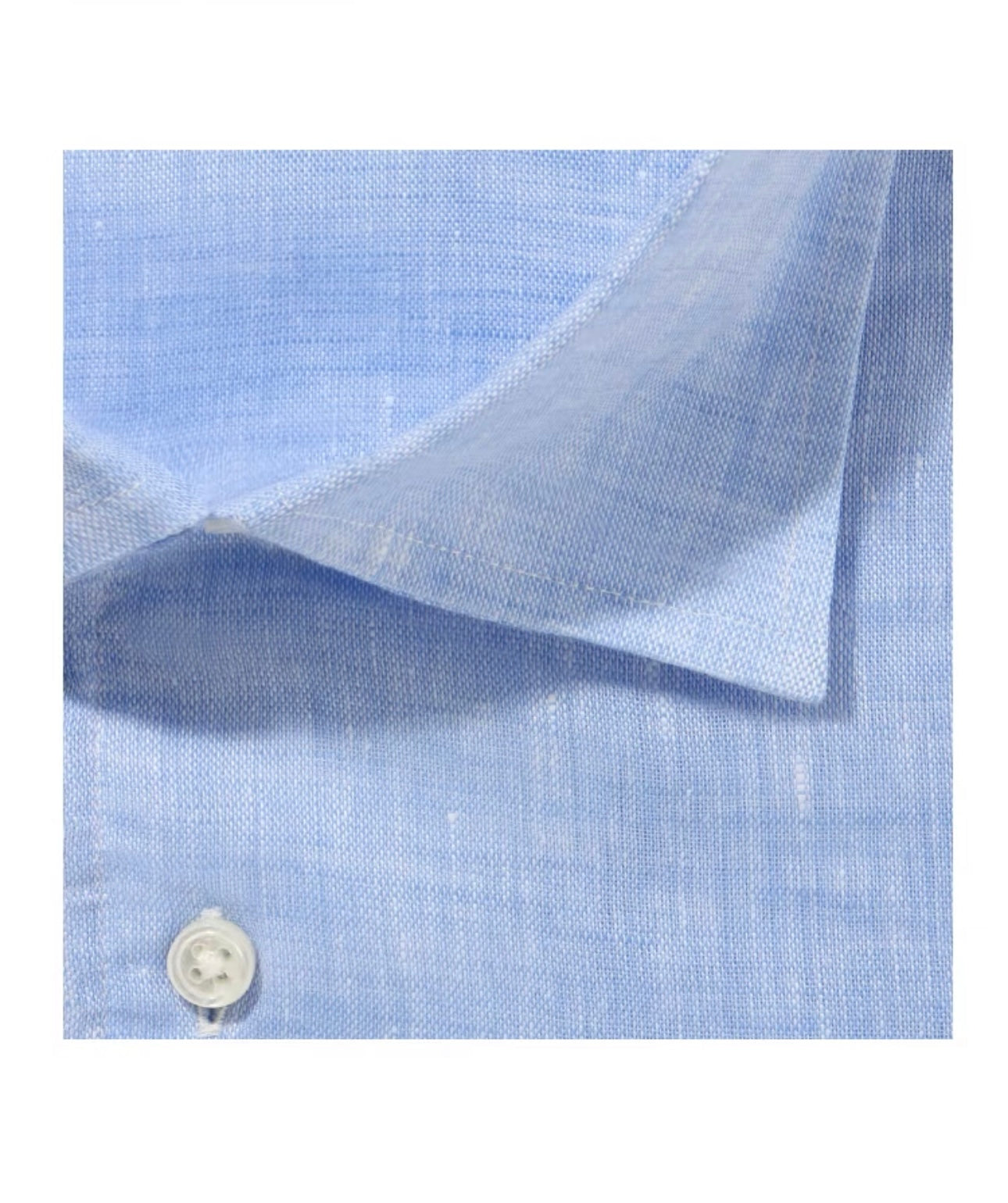 Light Blue Washed Linen Shirt