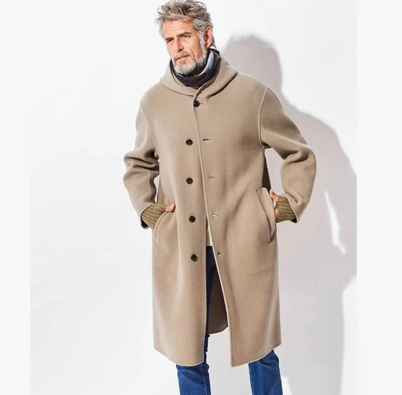 Hooded Wool Coat