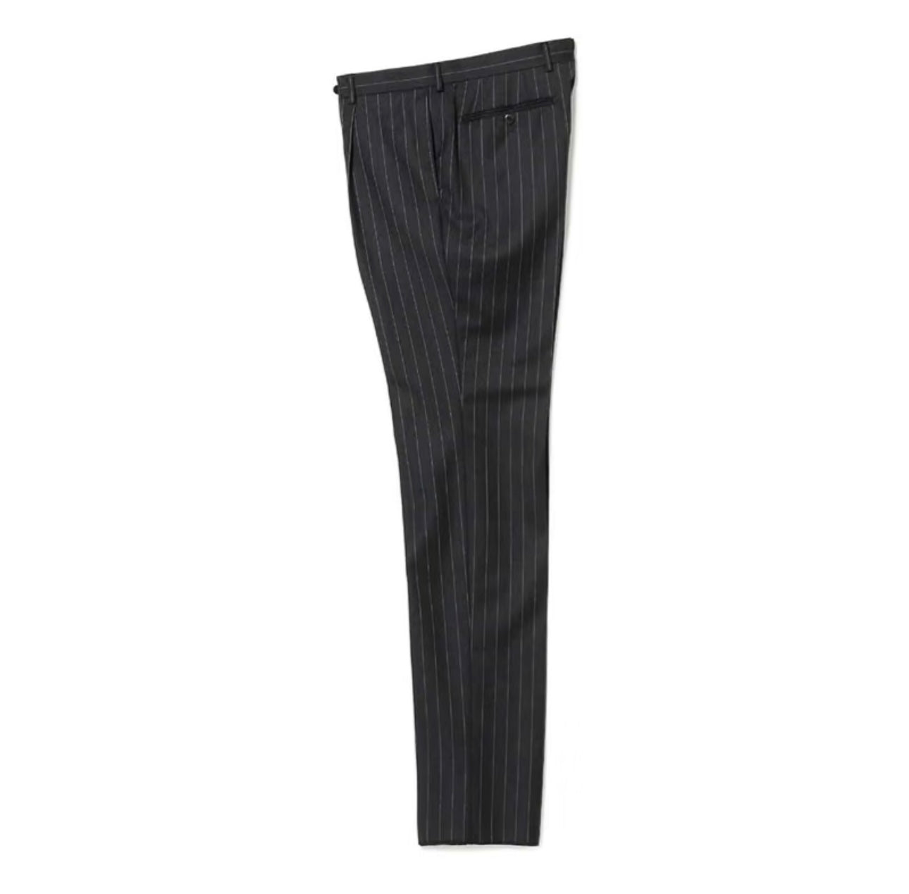 Navy Striped Wool Suit