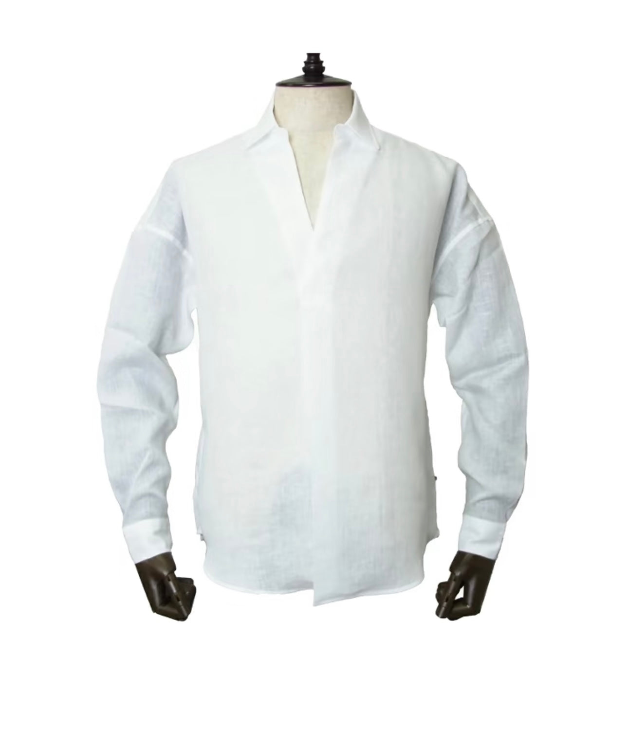 V-Neck Linen Shirt