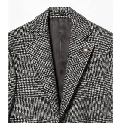 Grey Classic Check Coat
