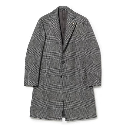 Grey Classic Check Coat