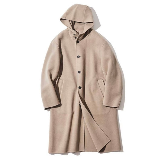 Hooded Wool Coat