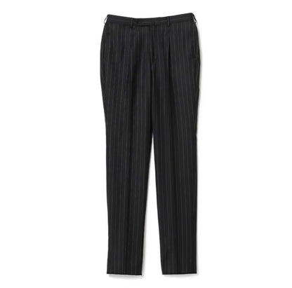 Navy Striped Wool Suit