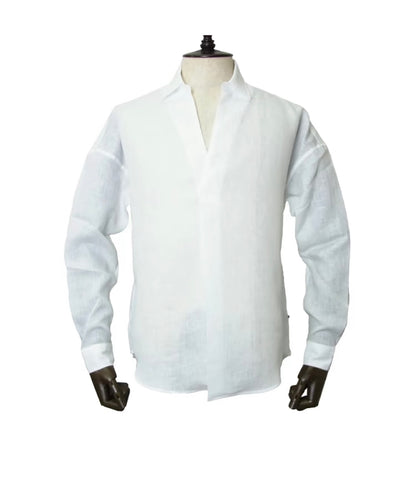 V-Neck Linen Shirt